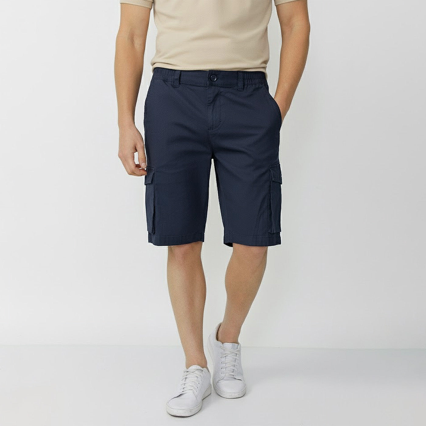 Bermuda Jogger Cargo Gabardina