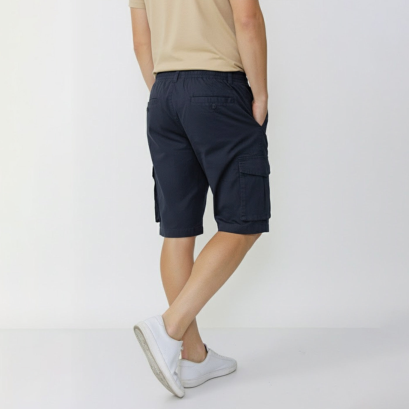 Bermuda Jogger Cargo Gabardina