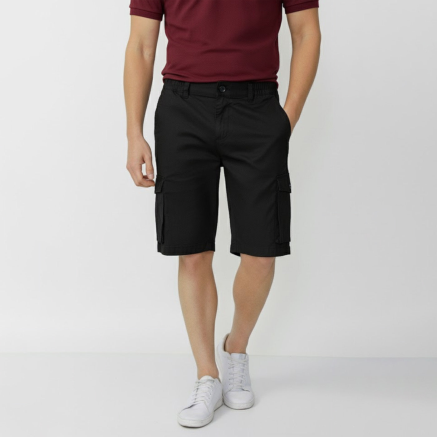 Bermuda Jogger Cargo Gabardina