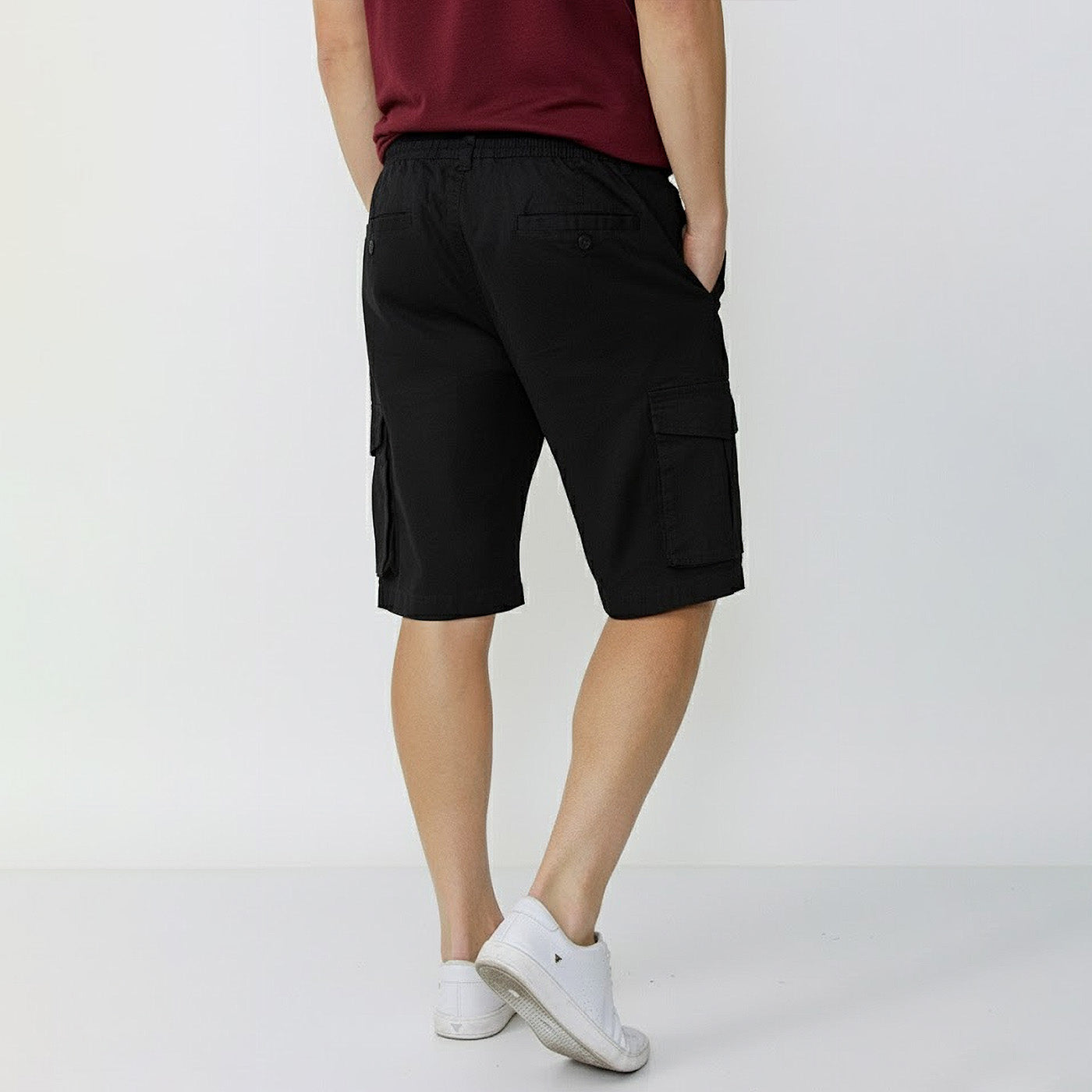 Bermuda Jogger Cargo Gabardina