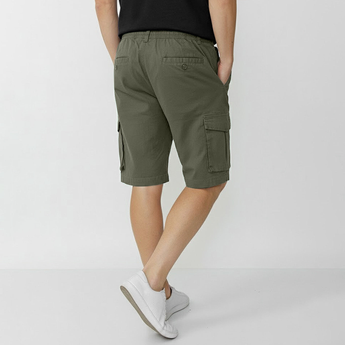 Bermuda Jogger Cargo Gabardina