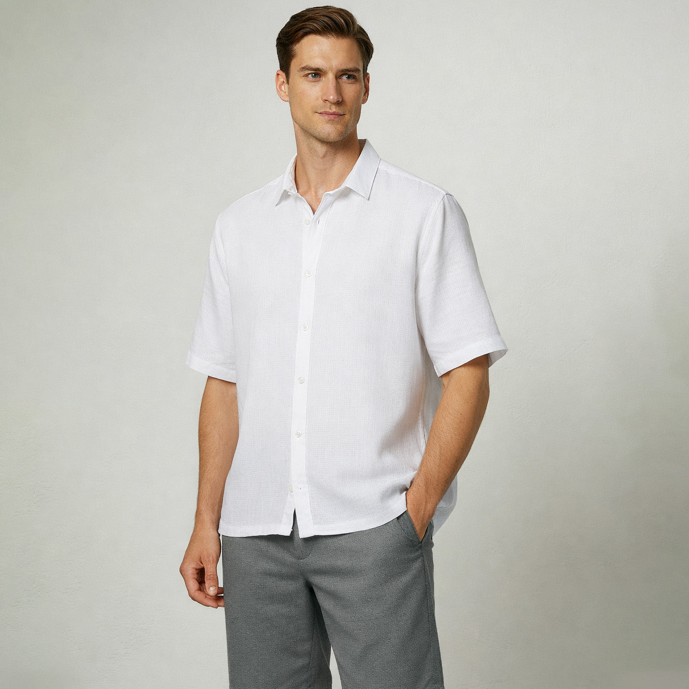 Camisa de Lino Elastizado "CAIRO"