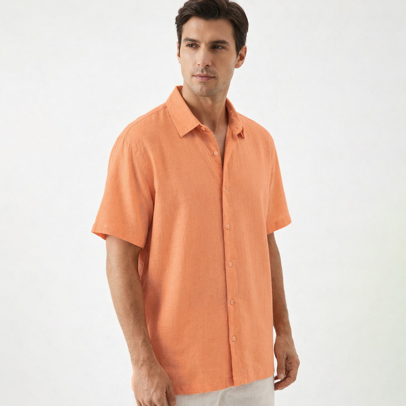 Camisa de Lino Elastizado "CAIRO" Colores