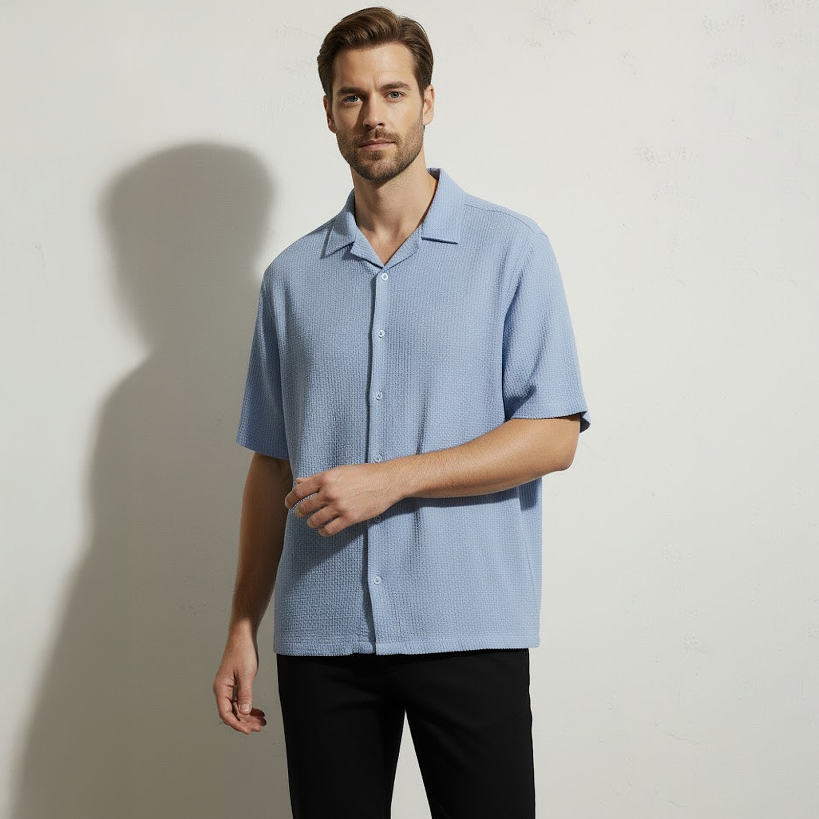 Camisa Hawaii "TULUM" Manga Corta Oversize