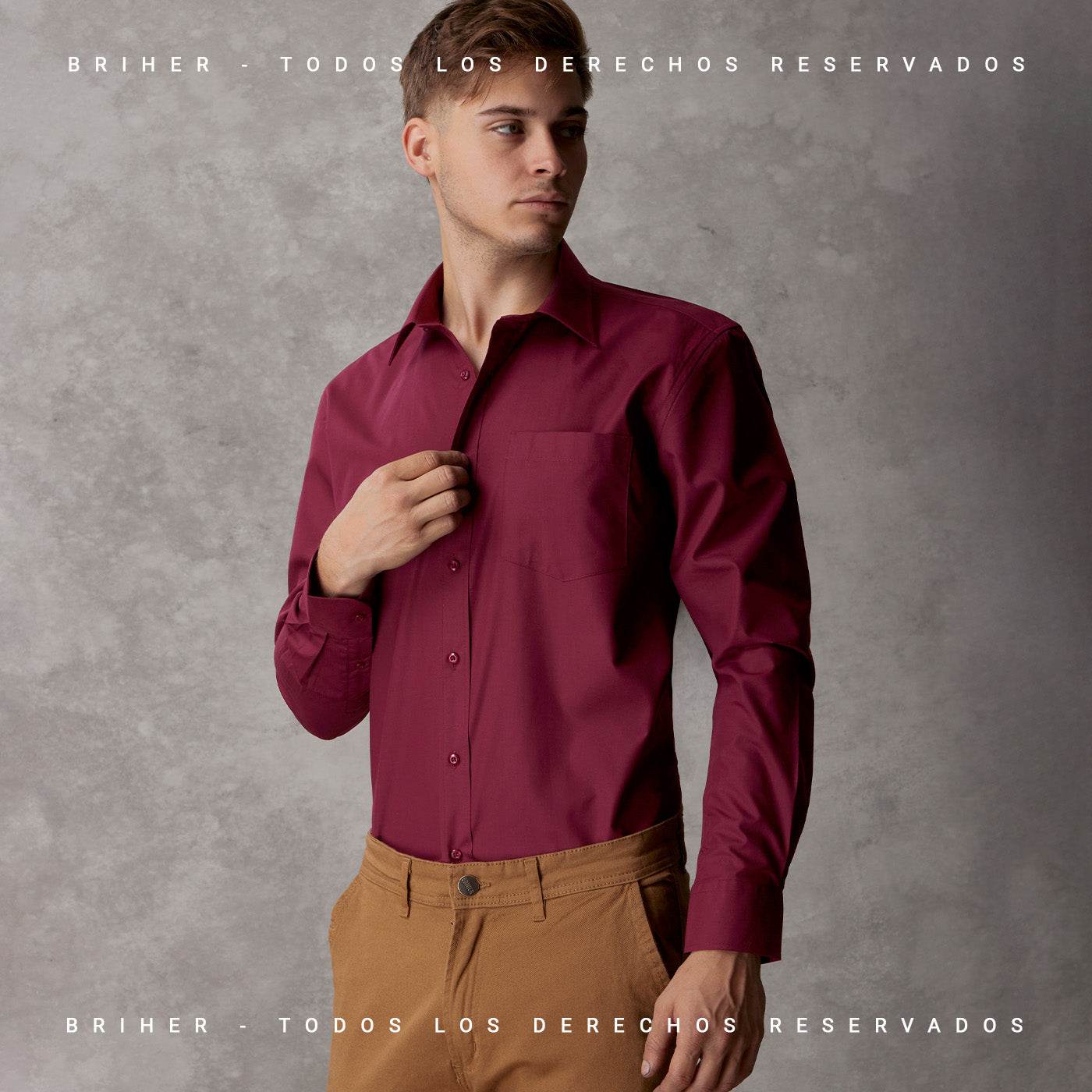 Camisa de Vestir Con bolsillo