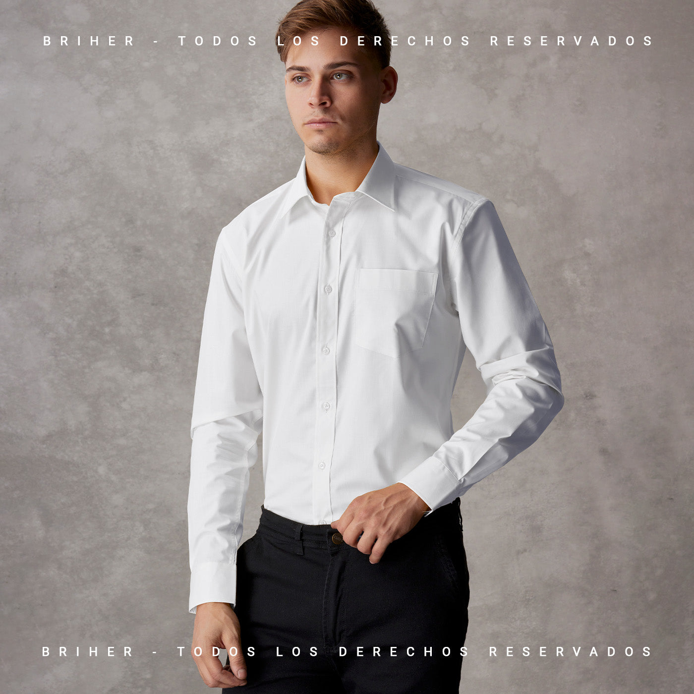 Camisa de Vestir Con bolsillo