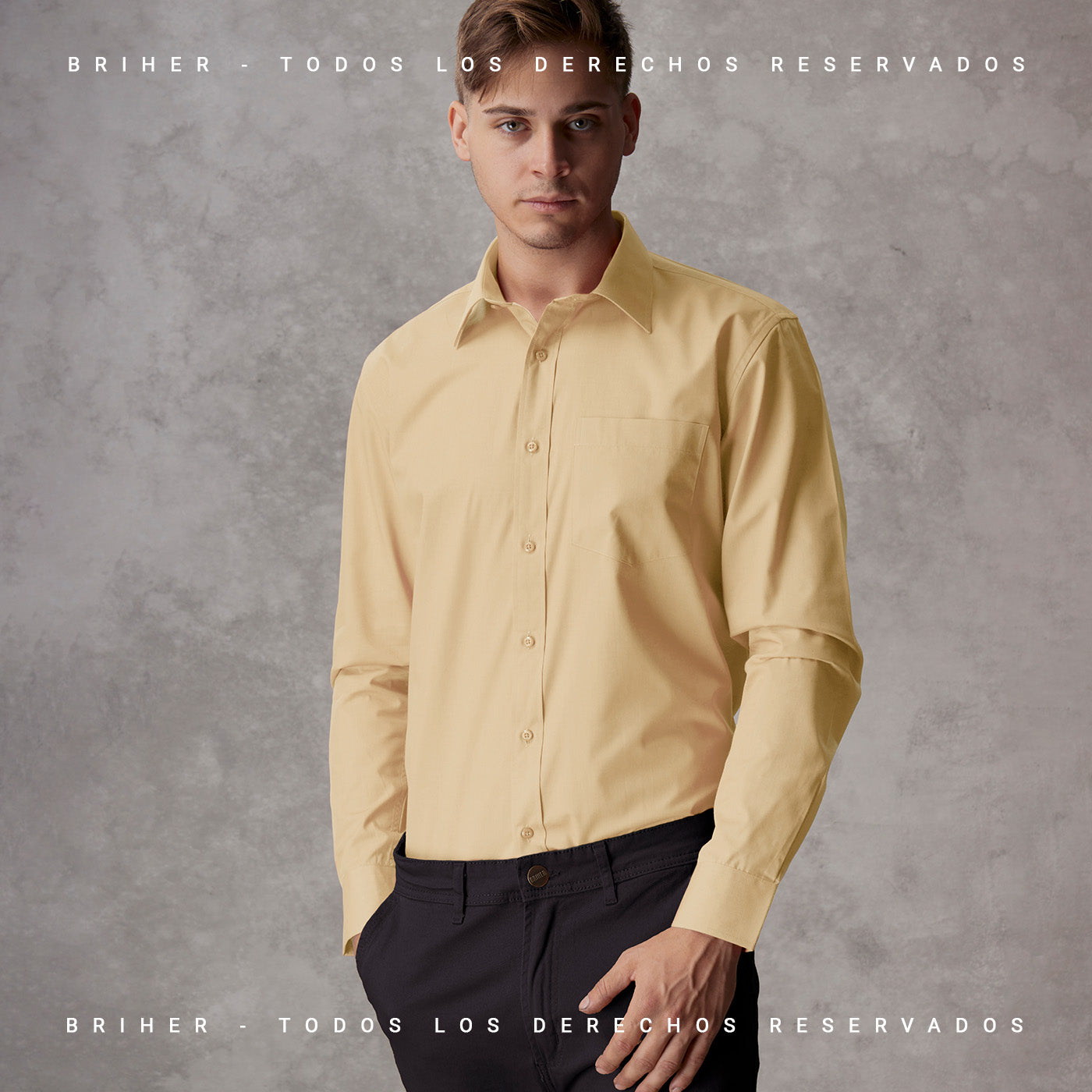 Camisa de Vestir Con bolsillo