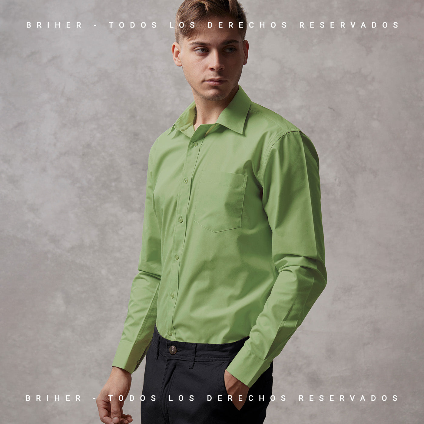 Camisa de Vestir Con bolsillo