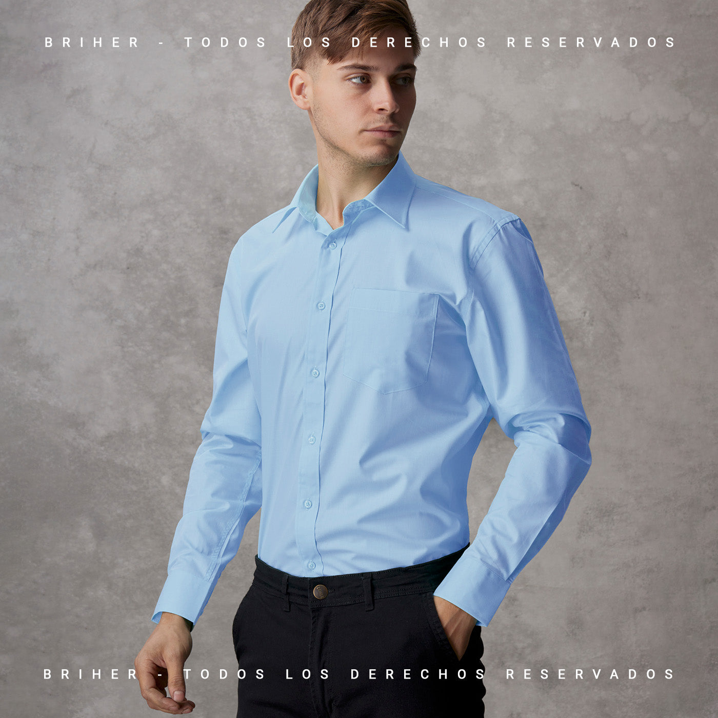 Camisa de Vestir Con bolsillo