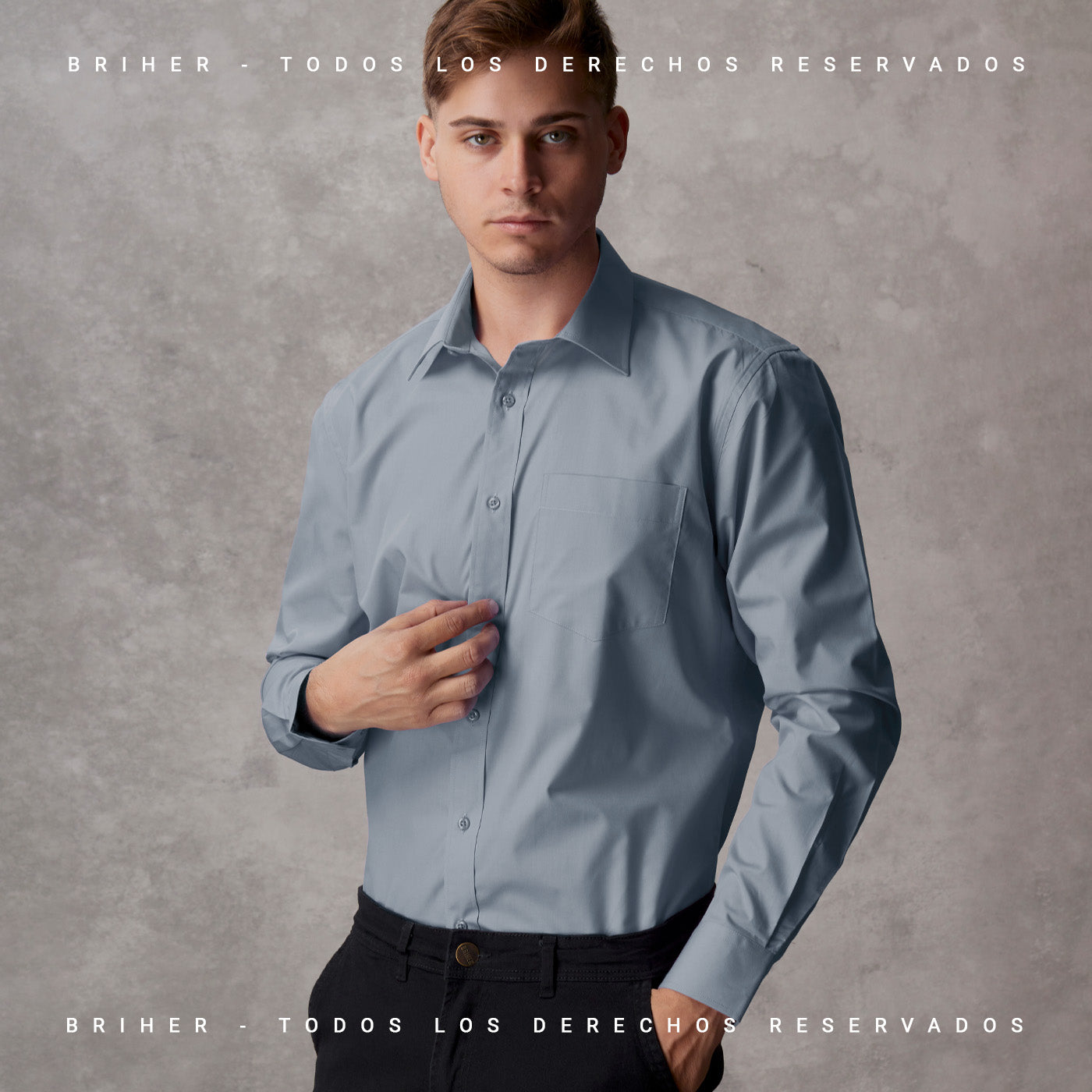 Camisa de Vestir Con bolsillo