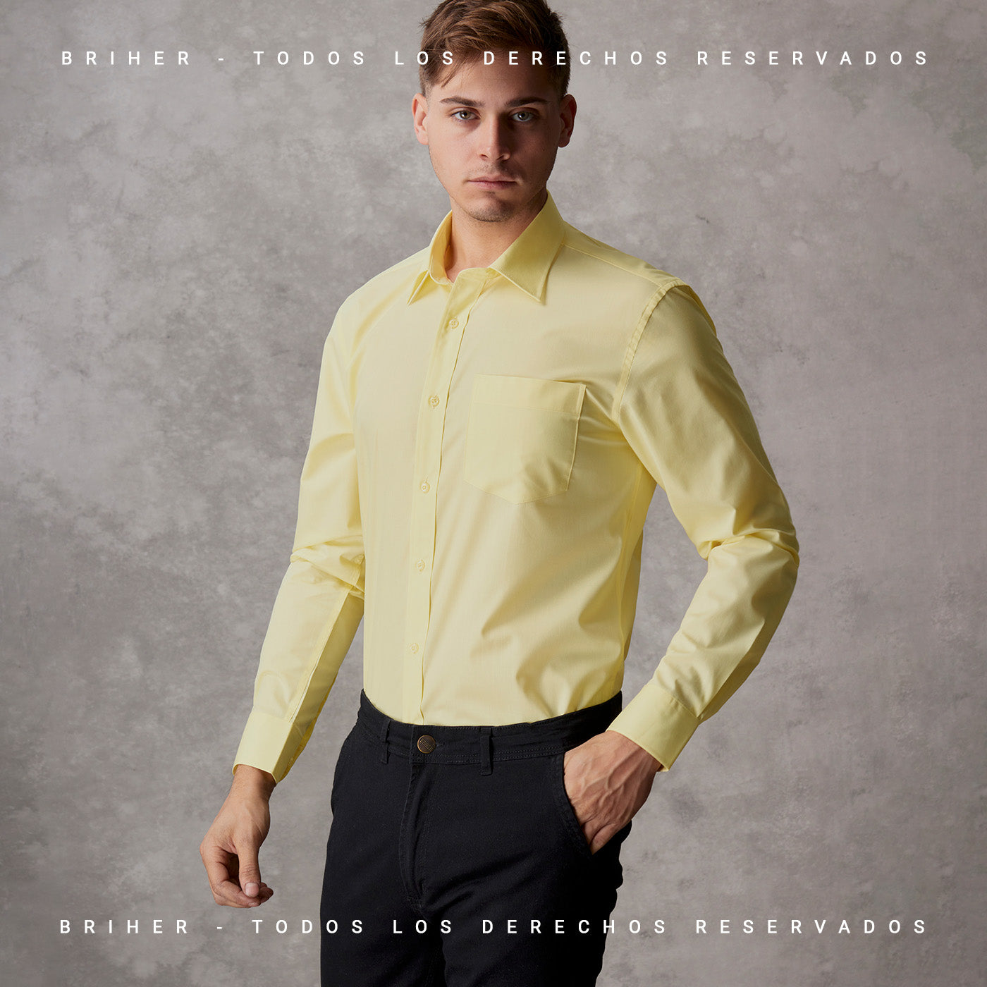 Camisa de Vestir Con bolsillo