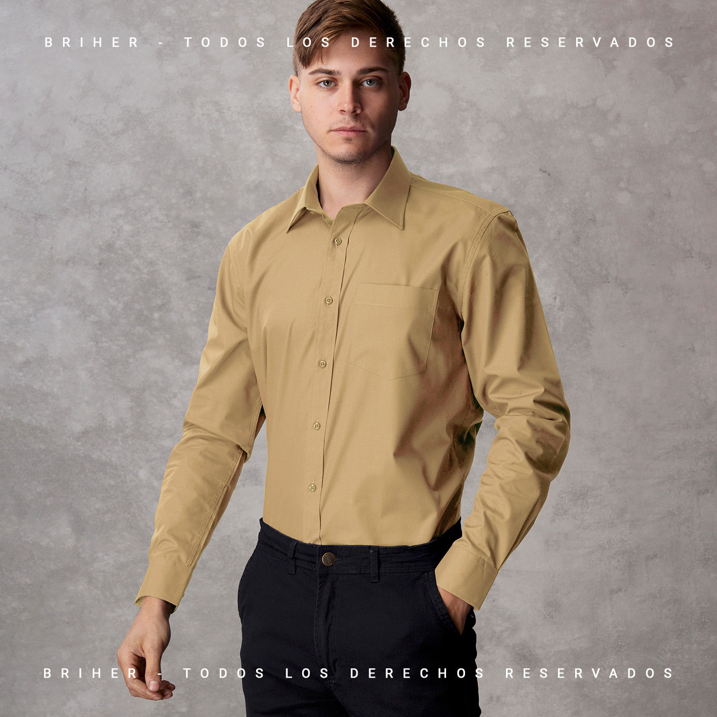 Camisa de Vestir Con bolsillo