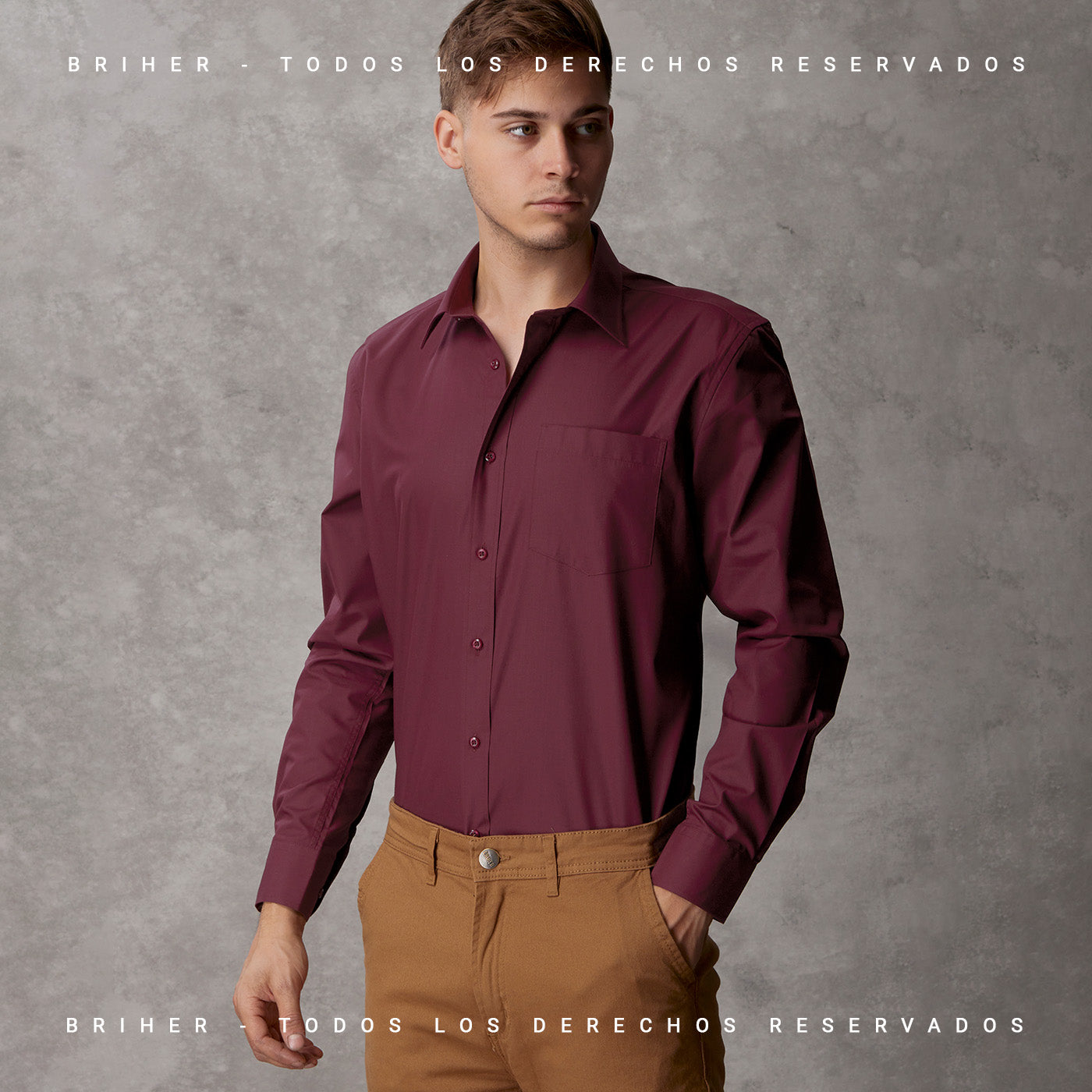 Camisa de Vestir Con bolsillo