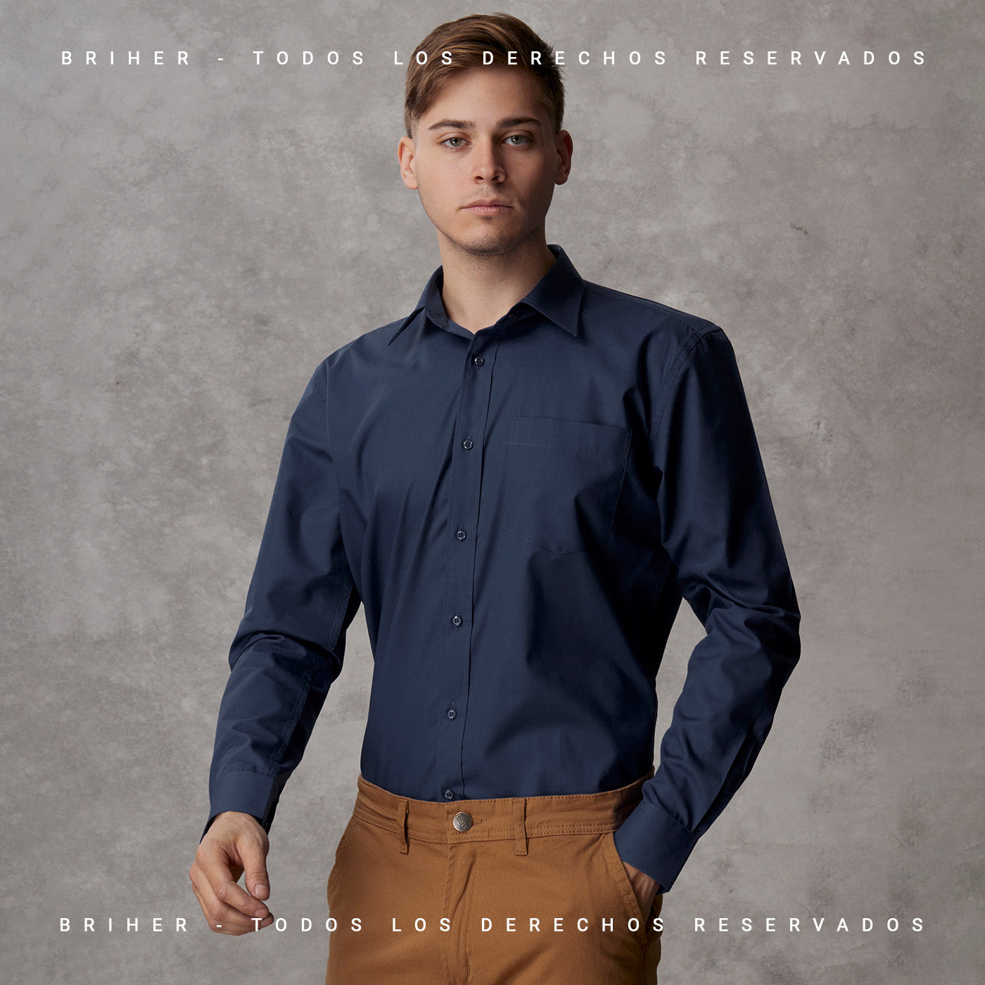 Camisa de Vestir Con bolsillo