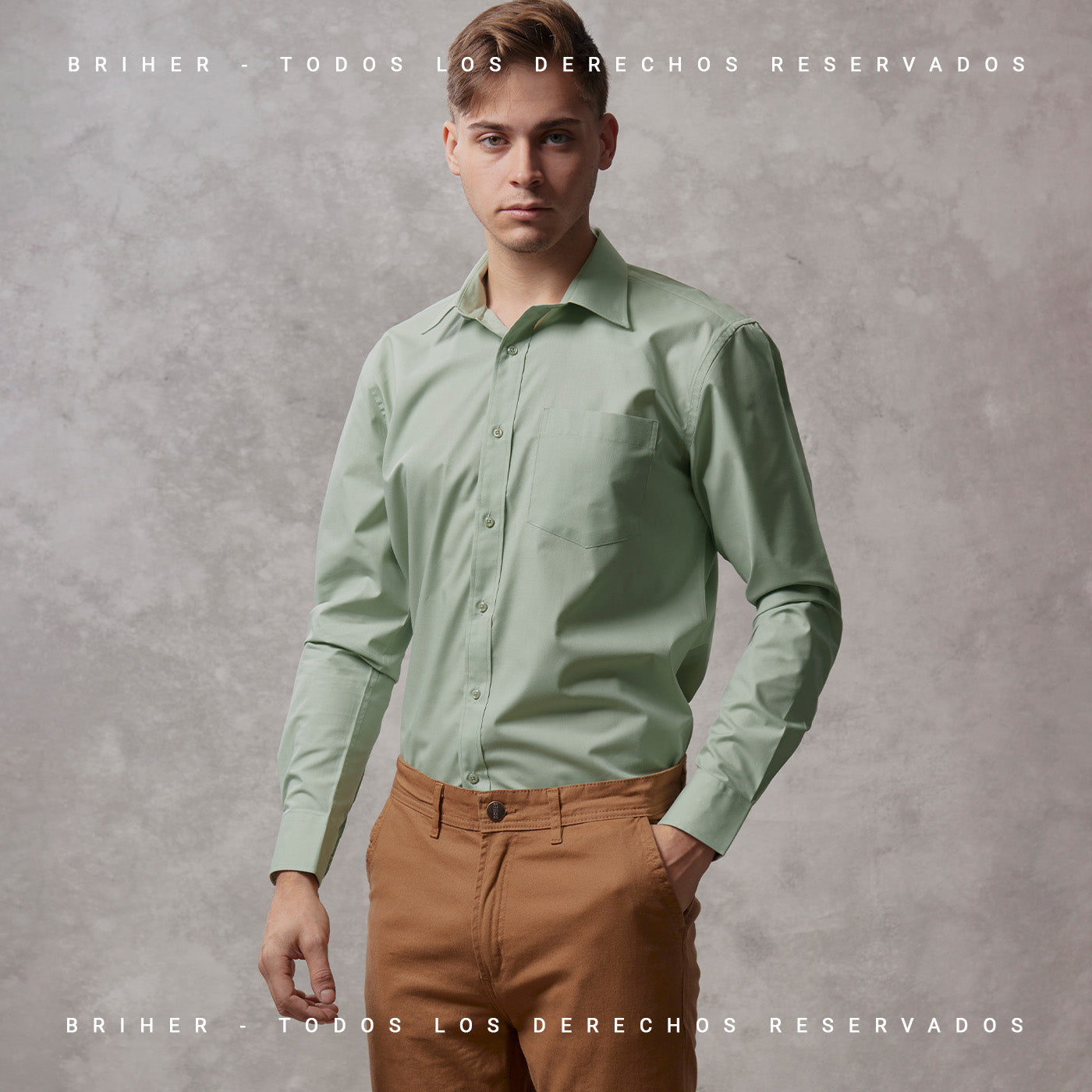 Camisa de Vestir Con bolsillo