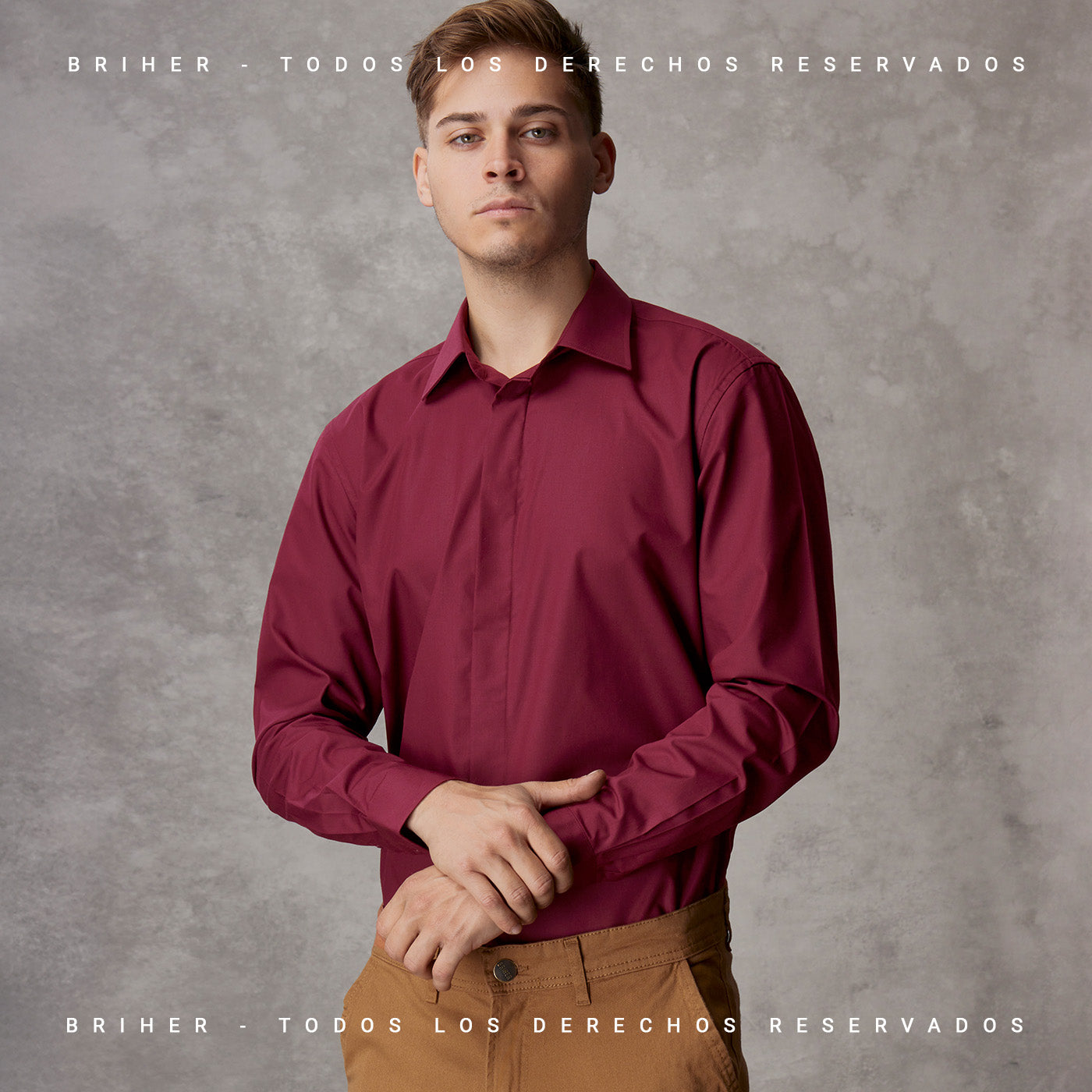 Camisa de Vestir Con Tapa Carterón