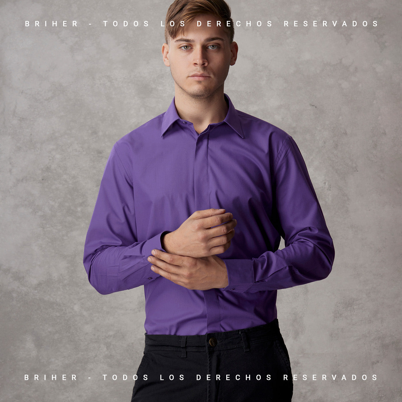 Camisa de Vestir Con Tapa Carterón