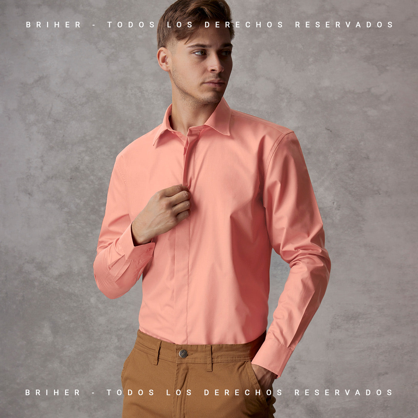 Camisa de Vestir Con Tapa Carterón