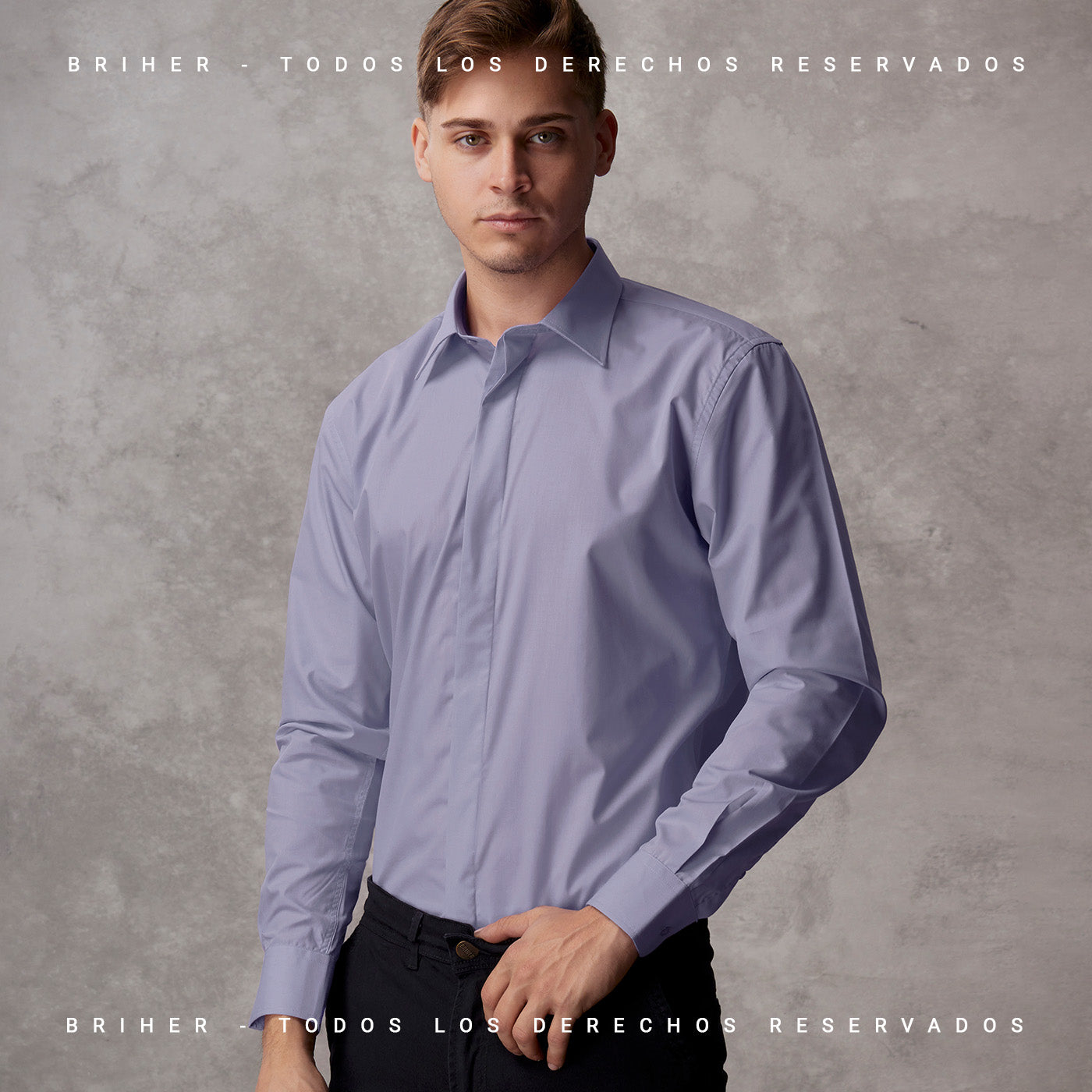 Camisa de Vestir Con Tapa Carterón