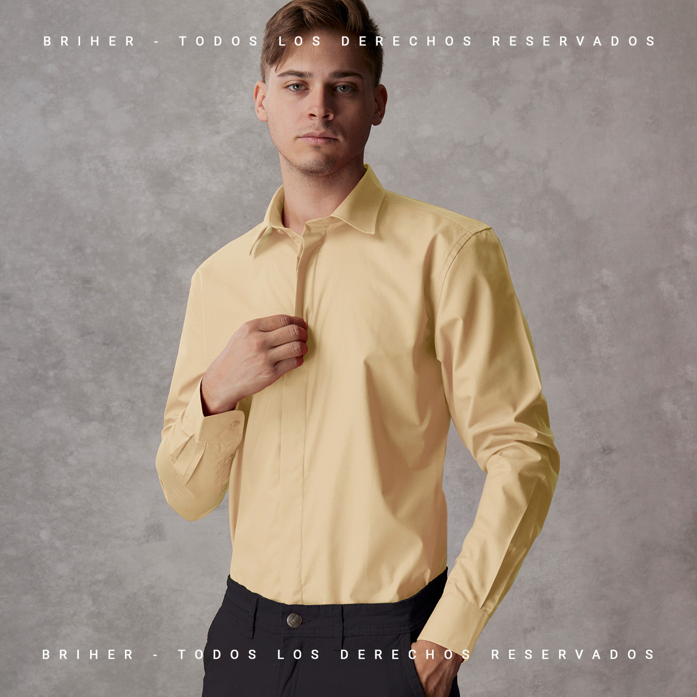 Camisa de Vestir Con Tapa Carterón