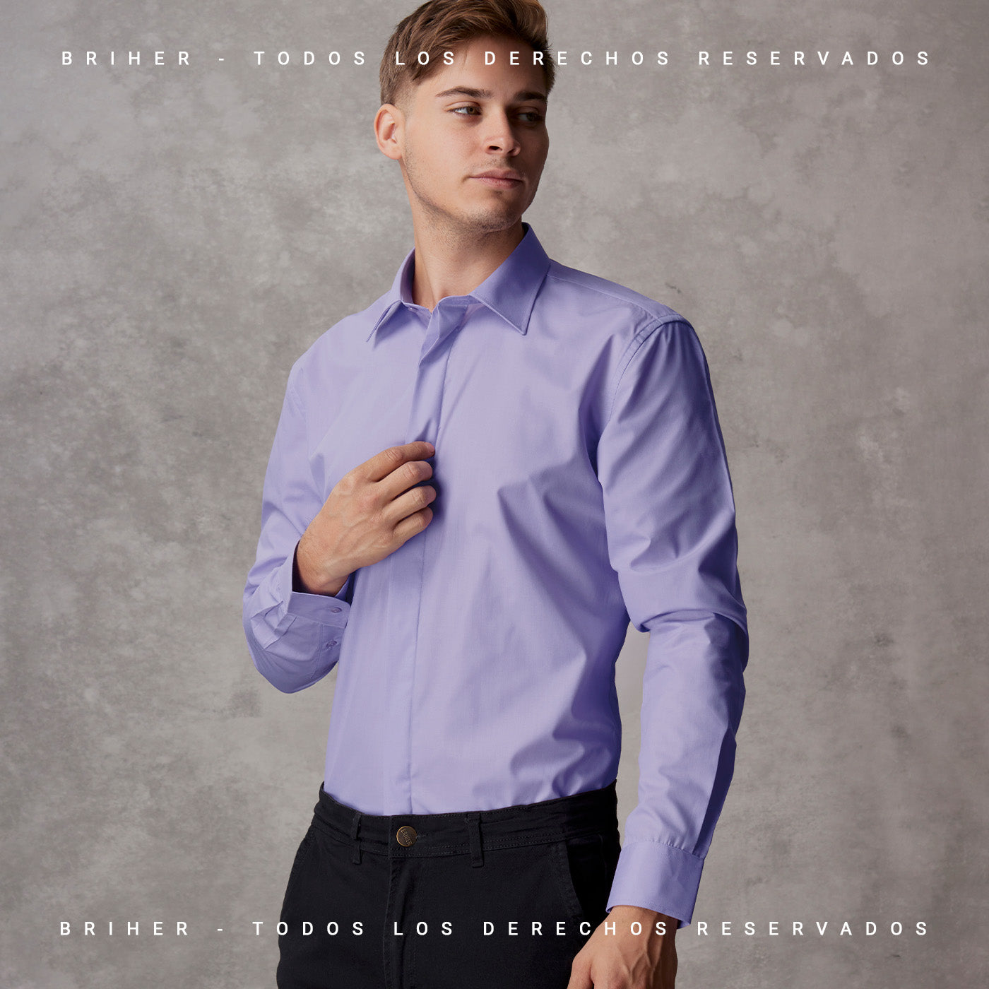 Camisa de Vestir Con Tapa Carterón