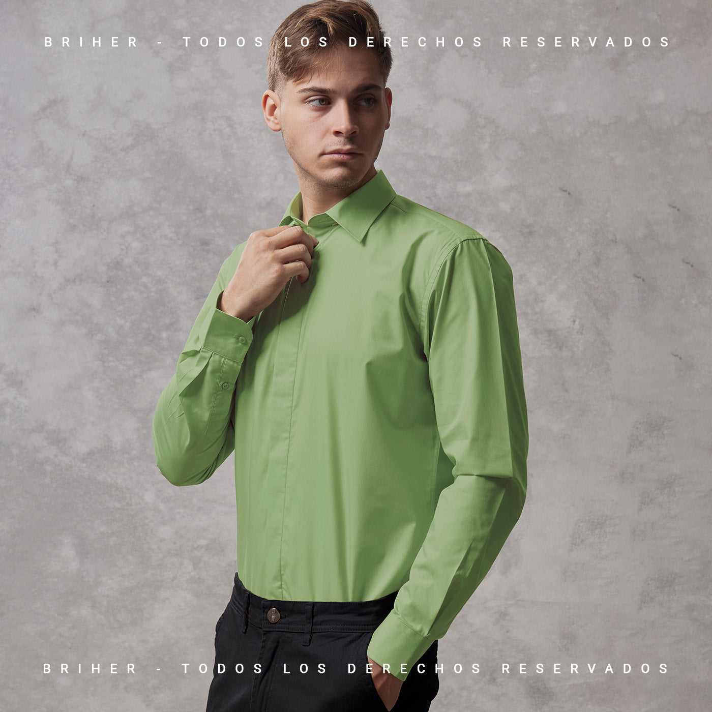 Camisa de Vestir Con Tapa Carterón