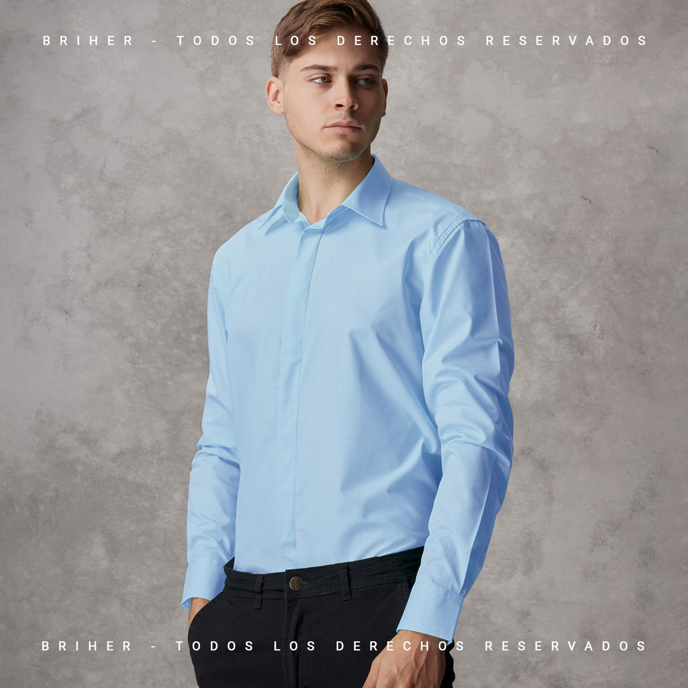 Camisa de Vestir Con Tapa Carterón