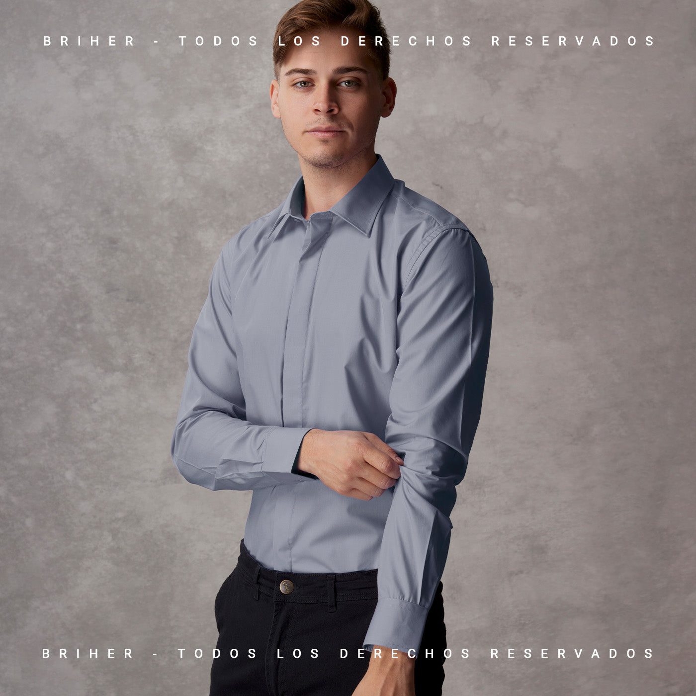 Camisa de Vestir Con Tapa Carterón