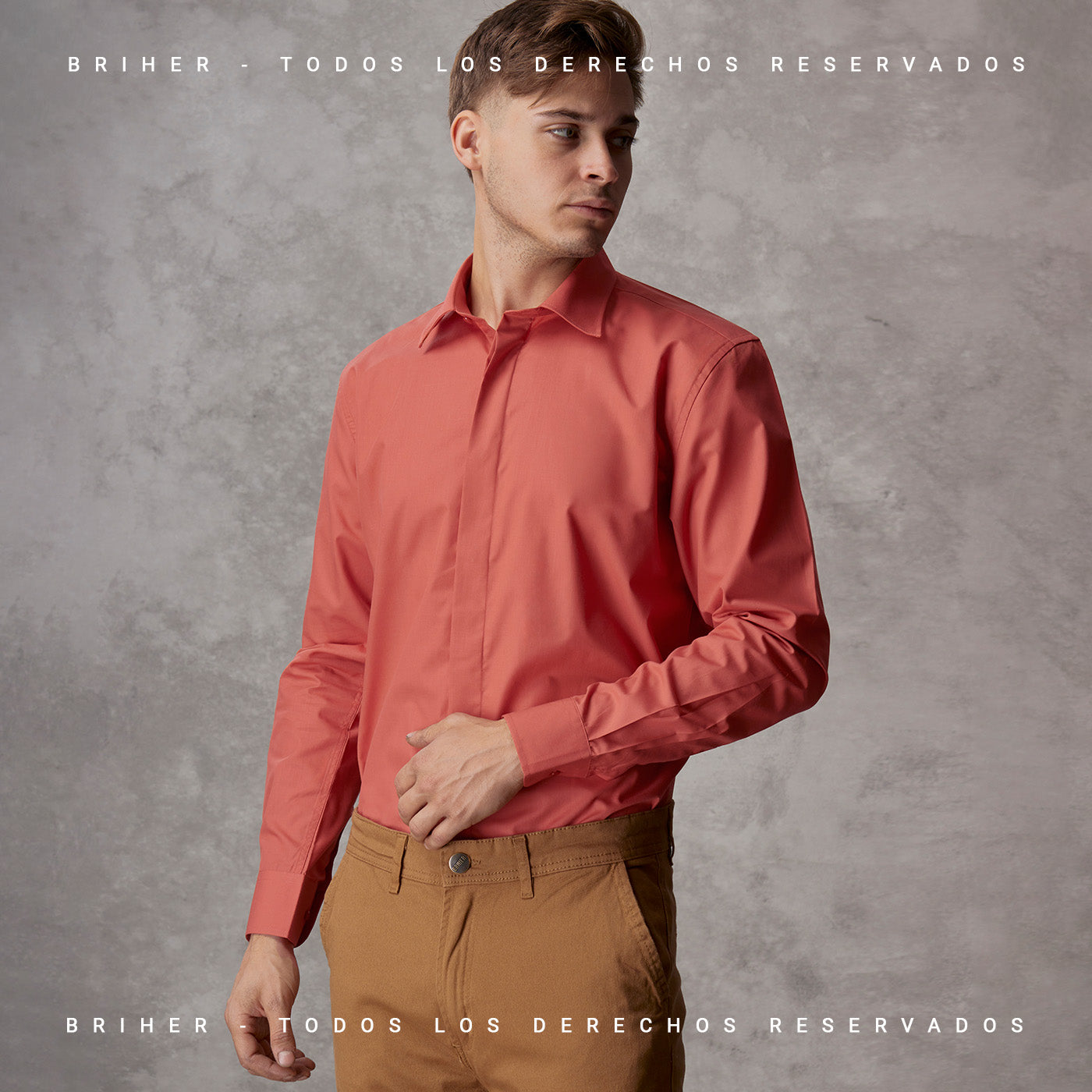 Camisa de Vestir Con Tapa Carterón