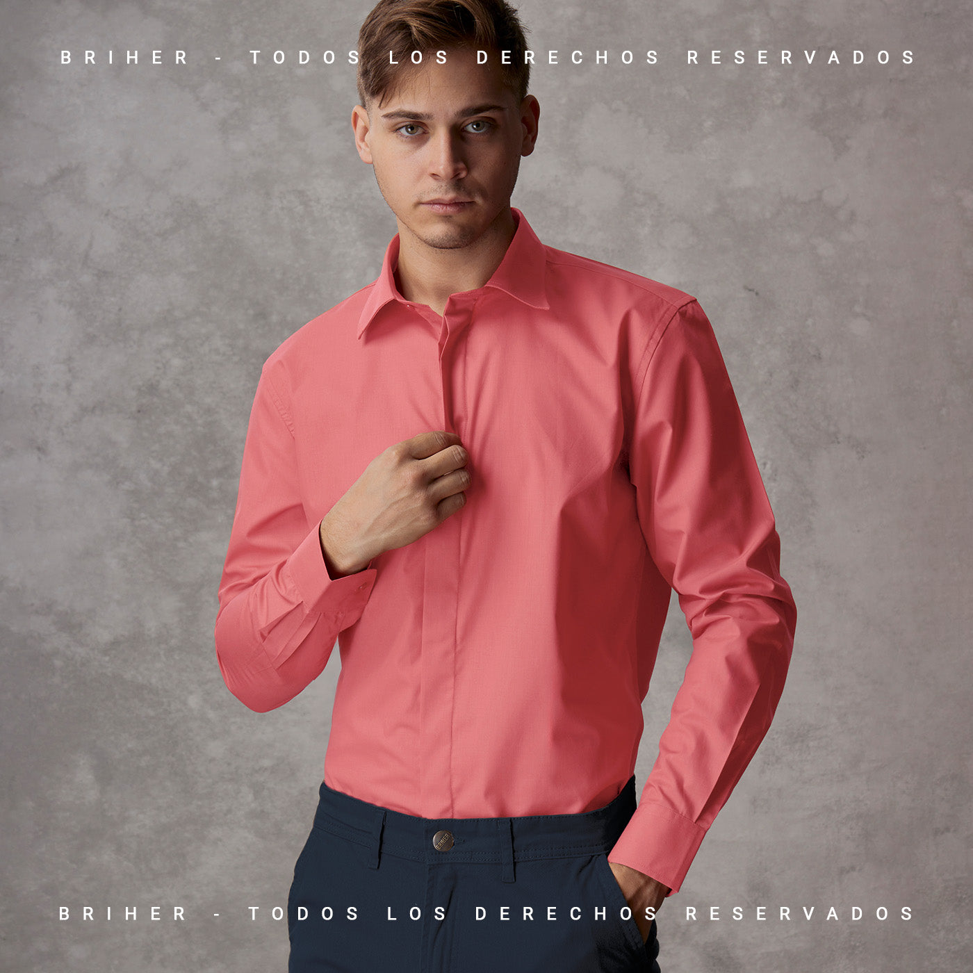 Camisa de Vestir Con Tapa Carterón