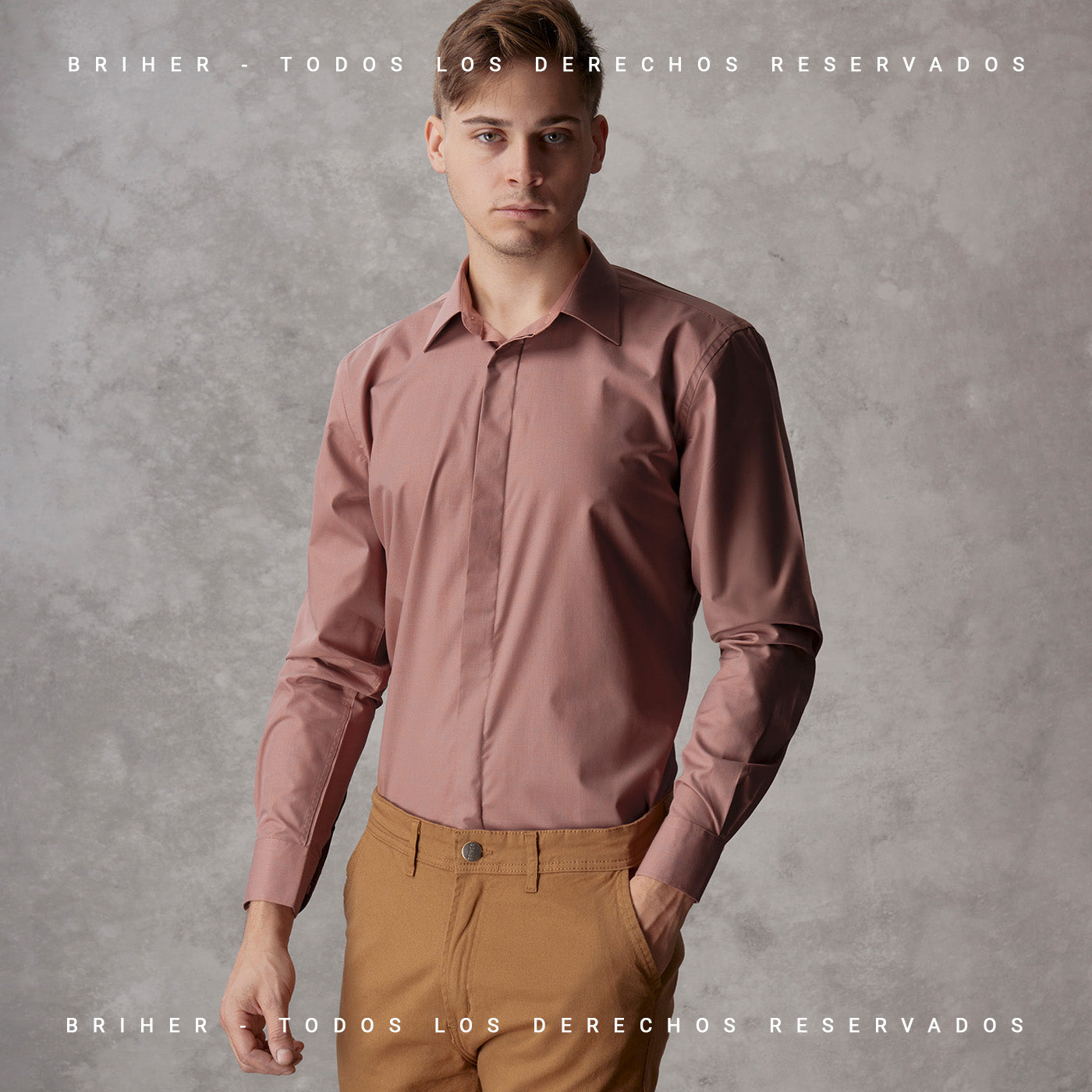 Camisa de Vestir Con Tapa Carterón