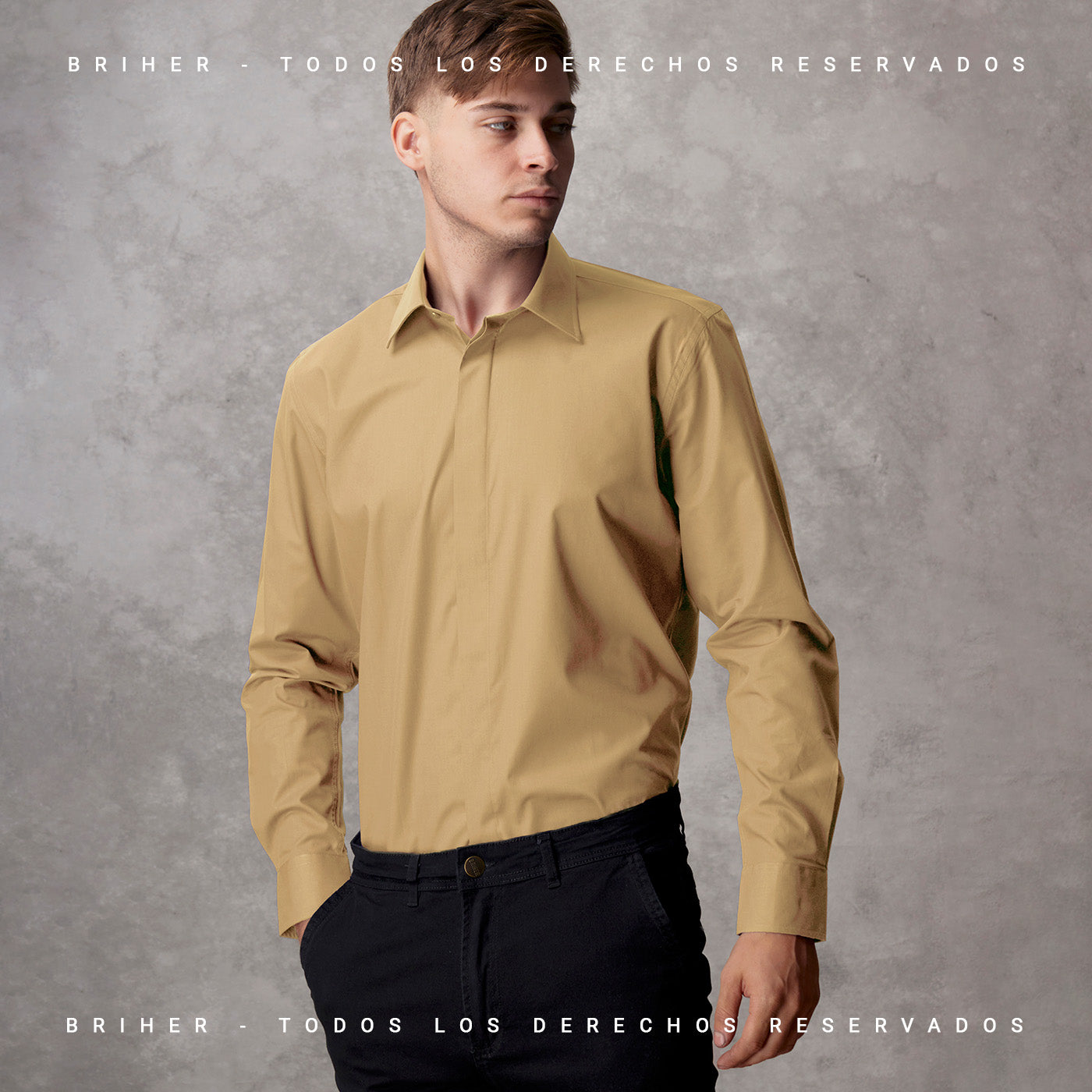 Camisa de Vestir Con Tapa Carterón