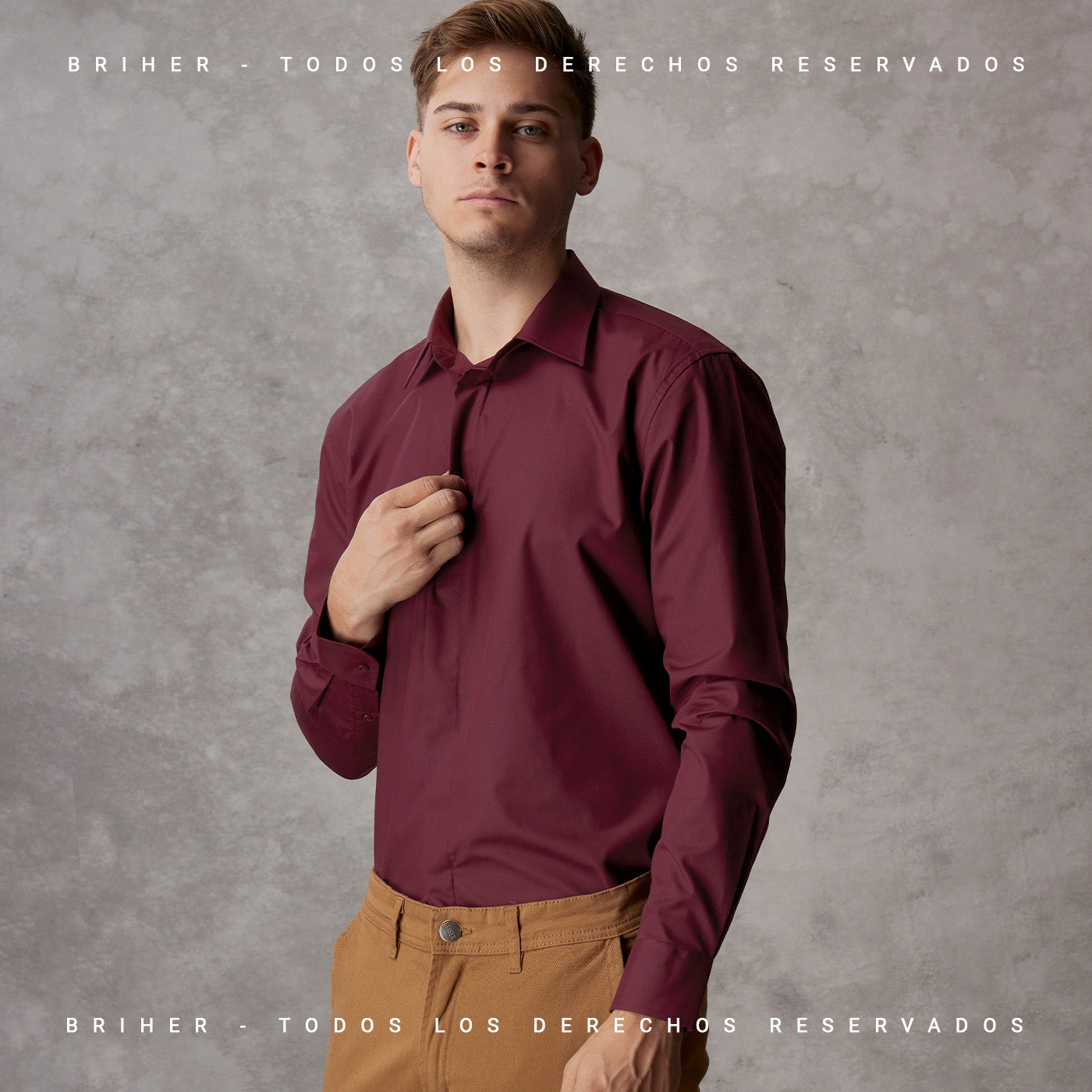 Camisa de Vestir Con Tapa Carterón