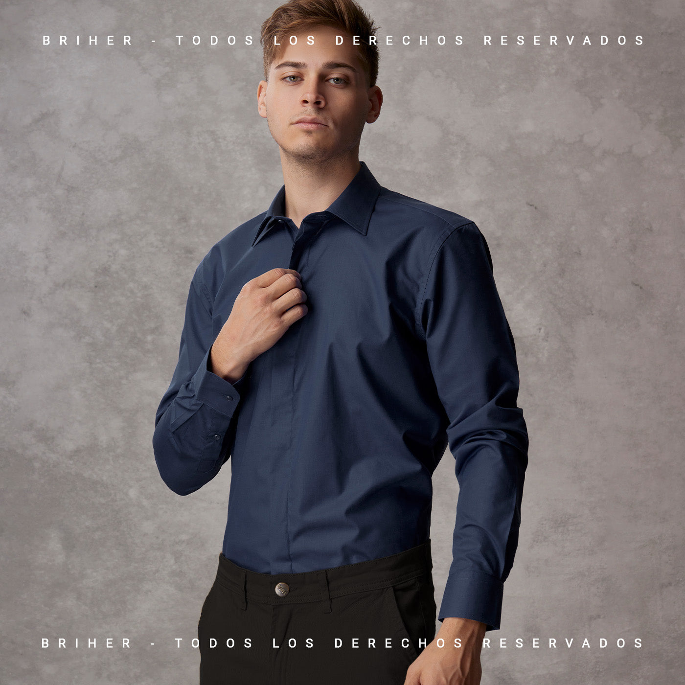 Camisa de Vestir Con Tapa Carterón