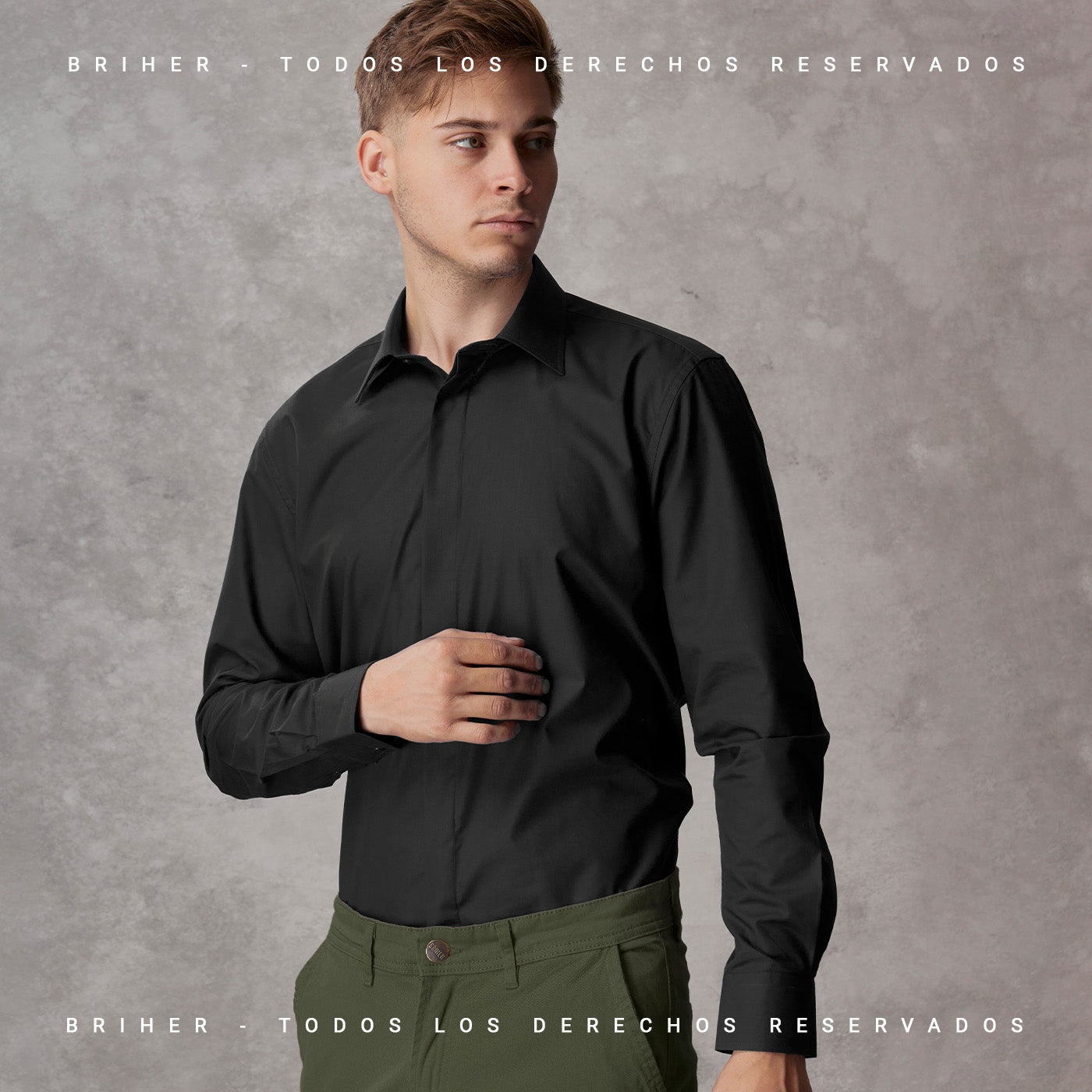 Camisa de Vestir Con Tapa Carterón