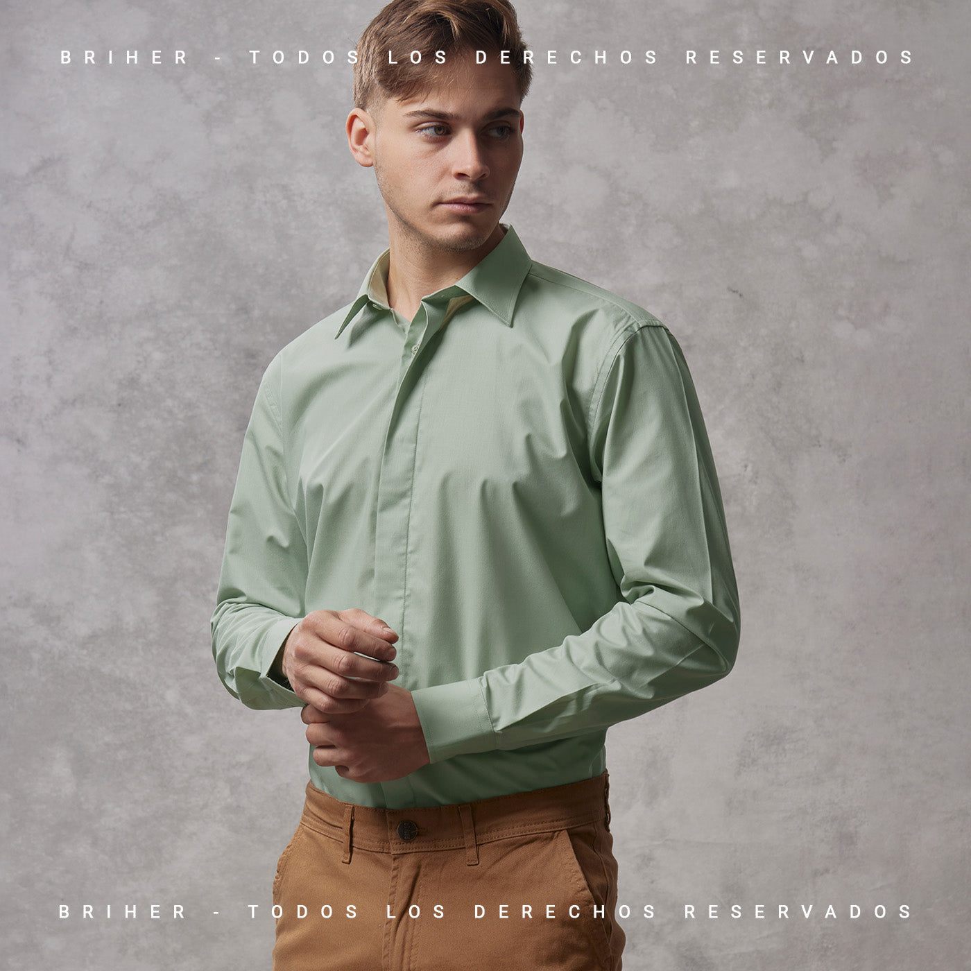 Camisa de Vestir Con Tapa Carterón