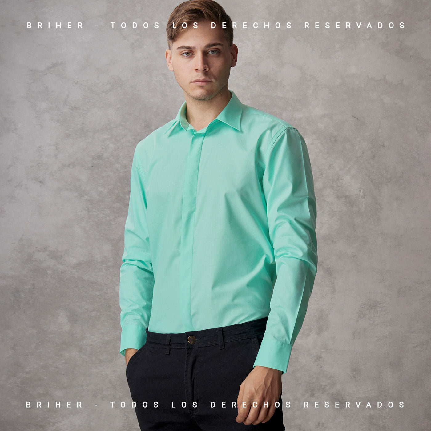 Camisa de Vestir Con Tapa Carterón